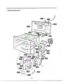 Complete Microwave Assembly Page 4 parts for Lg Microwave MH-1355M from AppliancePartsPros.com