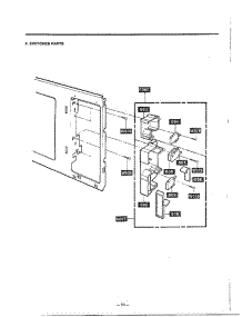 Complete Microwave Assembly Page 6 parts for Lg Microwave MH-1355M from AppliancePartsPros.com