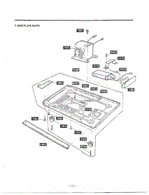 Complete Microwave Assembly Page 7 parts for Lg Microwave MH-1355M from AppliancePartsPros.com