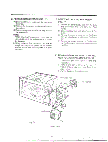 Disassy / Replacement Procedure Page 2 parts for Lg Microwave MH-1355M from AppliancePartsPros.com
