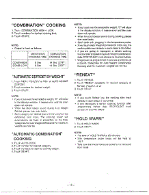Operating Instructions Page 2 parts for Lg Microwave MH-1355M from AppliancePartsPros.com