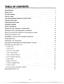 Table Of Contents parts for Lg Microwave MH-1355M from AppliancePartsPros.com