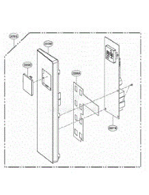 Control Panel Parts parts for Lg Microwave MH1536GIR from AppliancePartsPros.com
