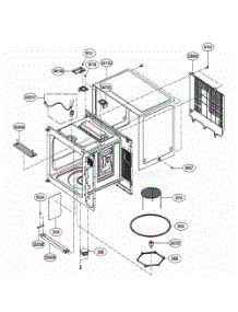 Oven Cavity Parts parts for Lg Microwave MH1596CIR from AppliancePartsPros.com