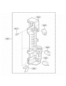 Latch Board Parts parts for Lg Microwave MH6140XKB from AppliancePartsPros.com