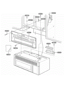 Installation Parts parts for Lg Microwave MH6150XHB from AppliancePartsPros.com