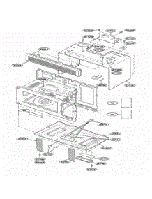 Oven Cavity Parts parts for Lg Microwave MH6150XHB from AppliancePartsPros.com