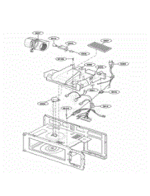 Interior Parts 2 parts for Lg Microwave MH6150XLB from AppliancePartsPros.com