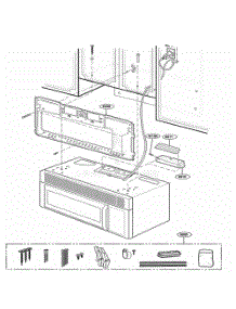 Installation Parts parts for Lg Microwave MH6150XLQ from AppliancePartsPros.com
