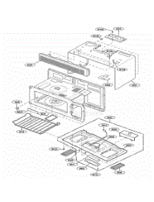 Oven Cavity Parts parts for Lg Microwave MH6150XLQ from AppliancePartsPros.com