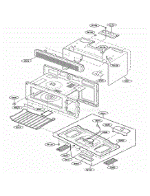 Oven Cavity Parts parts for Lg Microwave MH6150XMS from AppliancePartsPros.com