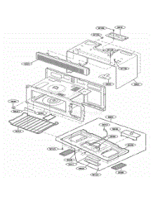 Oven Cavity Parts parts for Lg Microwave MH6150XMT from AppliancePartsPros.com