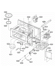 Interior Parts 1 parts for Lg Microwave MH7130XEB1 from AppliancePartsPros.com