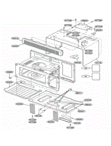Oven Cavity Parts parts for Lg Microwave MH7130XEB1 from AppliancePartsPros.com