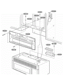 Installation Parts parts for Lg Microwave MH7130XEQ0 from AppliancePartsPros.com