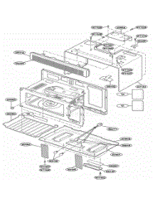 Oven Cavity Parts parts for Lg Microwave MH7130XEQ0 from AppliancePartsPros.com
