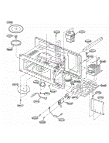 Interior Parts 1 parts for Lg Microwave MH7130XEQ1 from AppliancePartsPros.com