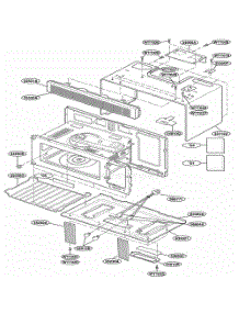 Oven Cavity Parts parts for Lg Microwave MH7130XEQ1 from AppliancePartsPros.com