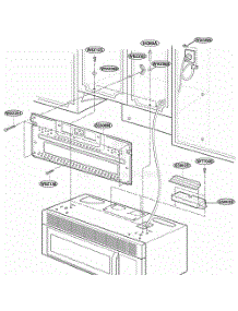 Installation Parts parts for Lg Microwave MH7130XEQ2 from AppliancePartsPros.com