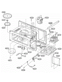 Interior Parts 1 parts for Lg Microwave MH7130XEQ2 from AppliancePartsPros.com