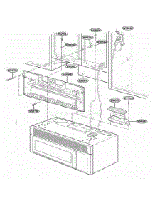 Installation Parts parts for Lg Microwave MH7135XEB1 from AppliancePartsPros.com