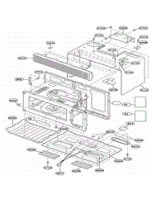 Oven Cavity Parts parts for Lg Microwave MH7135XEB1 from AppliancePartsPros.com