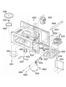Interior Parts 1 parts for Lg Microwave MH7135XEQ0 from AppliancePartsPros.com