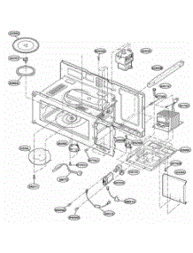 Interior Parts 1 parts for Lg Microwave MH7135XEQ1 from AppliancePartsPros.com