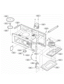 Interior Parts 1 parts for Lg Microwave MHE14XKB from AppliancePartsPros.com