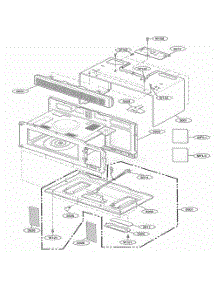 Oven Cavity Parts parts for Lg Microwave MHE14XKB from AppliancePartsPros.com