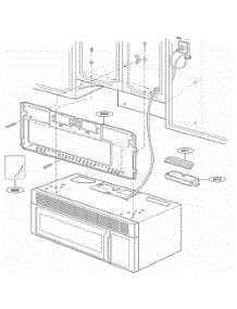 Installation Parts parts for Lg Microwave MHE14XKQ from AppliancePartsPros.com