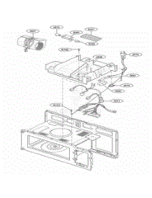 Interior Parts 2 parts for Lg Microwave MHE14XKQ from AppliancePartsPros.com