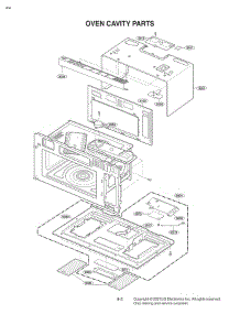 Section 3 parts for Lg Microwave MHES1738F from AppliancePartsPros.com