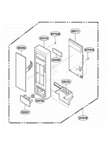 Controller Parts parts for Lg Range MK1195XGB from AppliancePartsPros.com