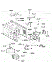 Interior Parts parts for Lg Microwave MK1195XGQ from AppliancePartsPros.com