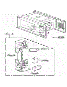 Latch Board Parts parts for Lg Microwave MK1195XGQ from AppliancePartsPros.com