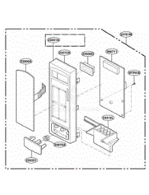 Controller Parts parts for Lg Microwave MMC5086AAB from AppliancePartsPros.com