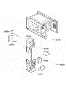 Suction Guide Parts parts for Lg Microwave MMC5086AAB from AppliancePartsPros.com