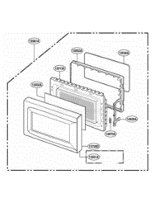 Door Parts parts for Lg Wall Oven MMC5086AAQ from AppliancePartsPros.com