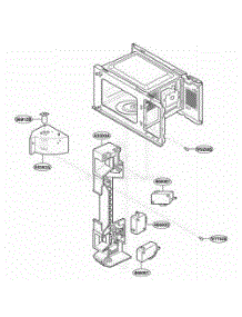 Suction Guide Parts parts for Lg Wall Oven MMC5086AAW from AppliancePartsPros.com