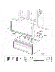 Installation Parts parts for Lg Range MMV4205AAB from AppliancePartsPros.com