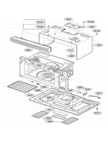 Oven Cavity Parts parts for Lg Wall Oven MMV4205AAW from AppliancePartsPros.com