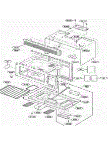 Oven Cavity Parts parts for Lg Range MMV5156ACW from AppliancePartsPros.com