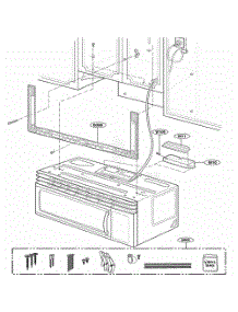 Installation Parts parts for Lg Range MMV5165AAQ from AppliancePartsPros.com