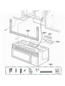 Installation Parts parts for Lg Wall Oven MMV5165AAW from AppliancePartsPros.com