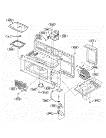 Interior Parts 1 parts for Lg Wall Oven MMV5165AAW from AppliancePartsPros.com