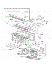 Oven Cavity Parts parts for Lg Range MMV5186AAB from AppliancePartsPros.com