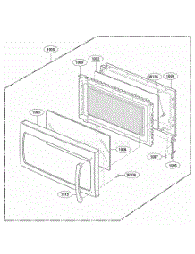 Door Parts parts for Lg Range MMV5186AAQ from AppliancePartsPros.com