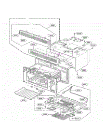Oven Cavity Parts parts for Lg Range MMV5186AAS from AppliancePartsPros.com