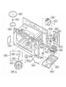 Interior Parts 1 parts for Lg Range MMV5186AAW from AppliancePartsPros.com
